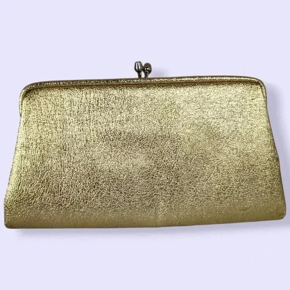 Vintage Golden Convertible Evening Clutch - Picture 2 of 8